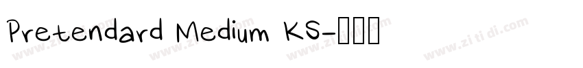 Pretendard Medium KS字体转换 Pretendard Medium KS字体转换